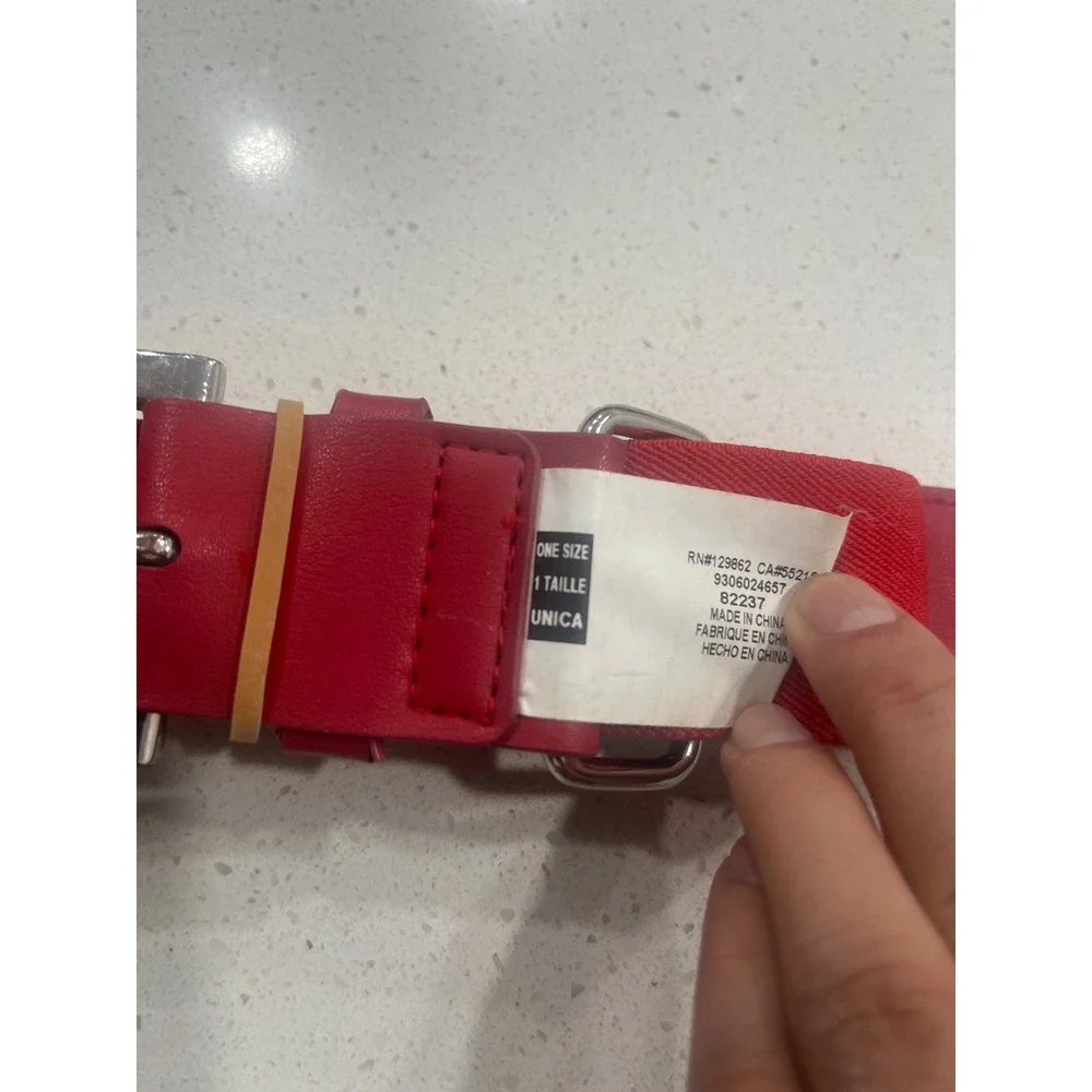 Nike‎ Youth Baseball Belt Red Adjustable Single Size